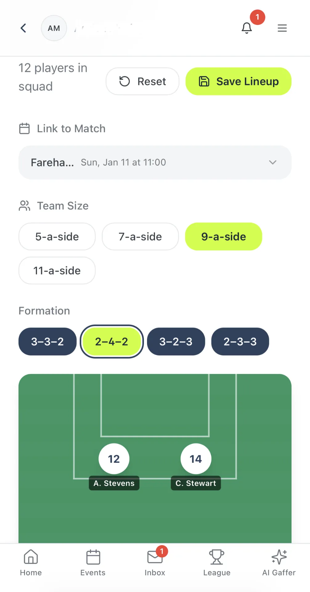 Football Team Sheet Generator & Lineup Builder — Ballrz