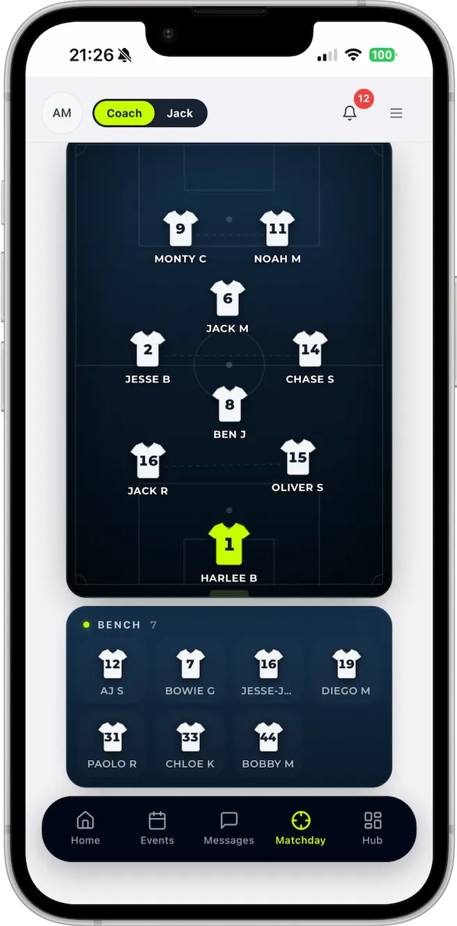 Football Team Sheet Generator & Lineup Builder — Ballrz